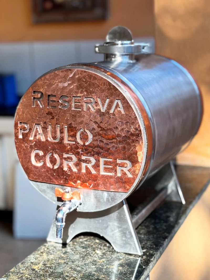 Barril de Cachaça e Destilados – Inox, Cobre | De 3L a 30L | Personalizável